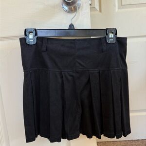 Elegant Black Pleated Skirt